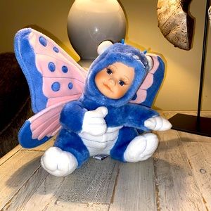 Cuddle Kids "Bliss Butterfly" Porcelain Doll 9”